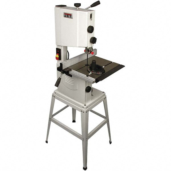 Jet 714000 Vertical Bandsaw 10" Throat Depth, 4-1/8" Height Capacity, Poly V Drive