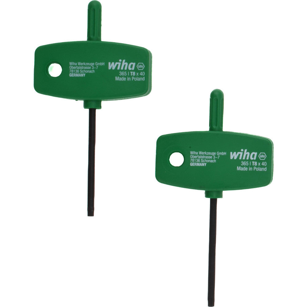 Wiha 36518 Torx Key Wing Handle, T8, 2.9" OAL