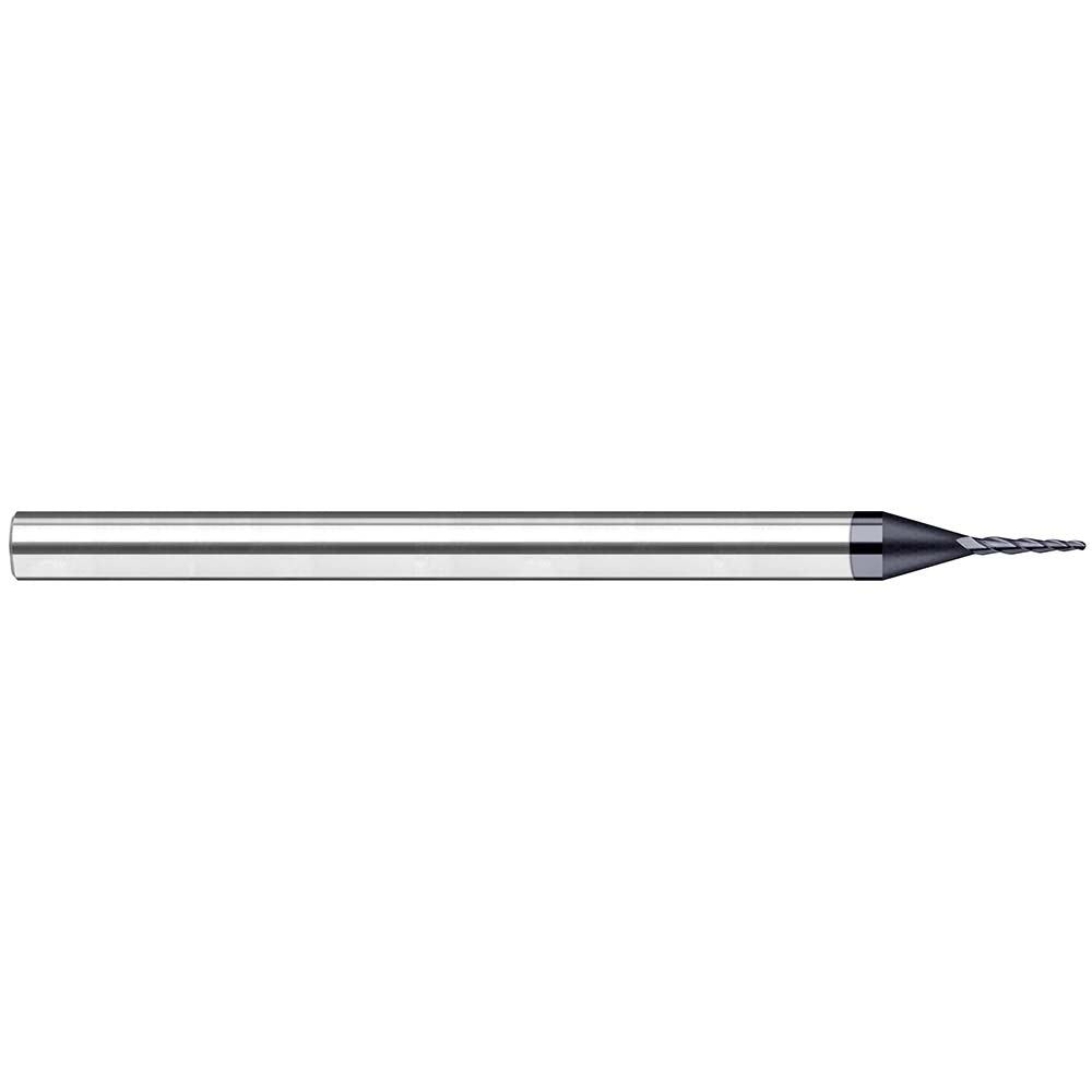Harvey Tool 785960-C6 Tapered End Mill 15 deg Angle per Side, 0.0600" Small Dia, 5/16" LOC, 3 Flute, Tapered End