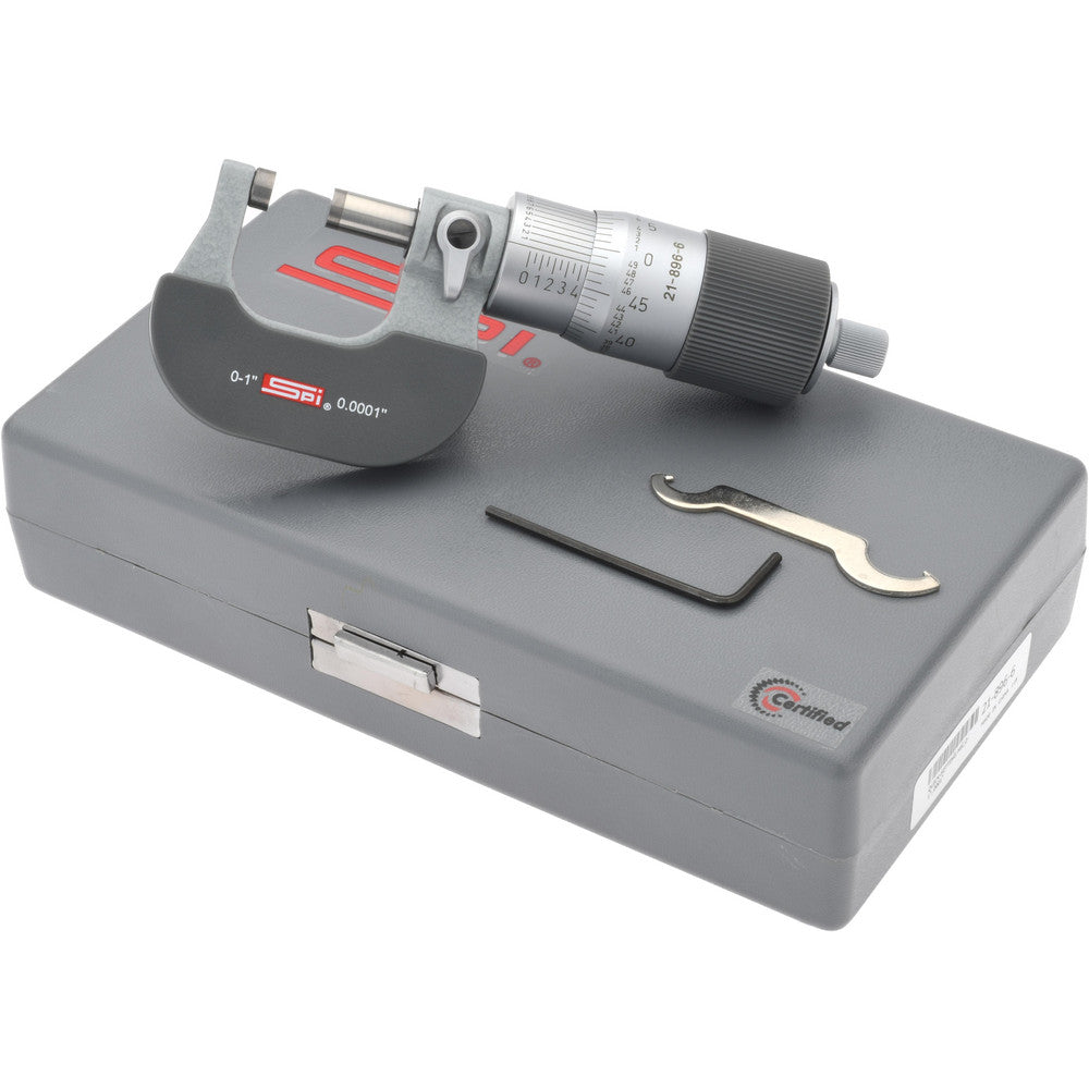 SPI MS1361-08C Mechanical Outside Micrometer 1" Range, 0.0005" Graduation
