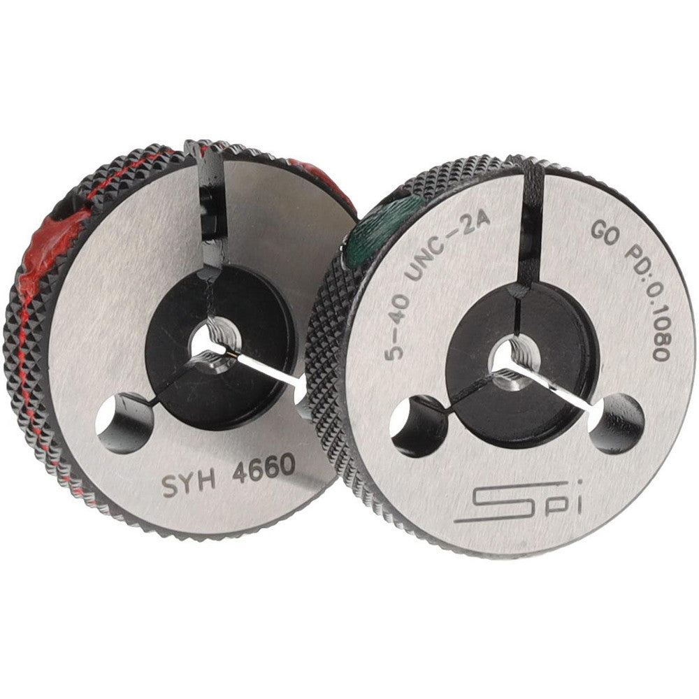 SPI 23-131-6 Threaded Ring Gage #5-40 Thread, Class 2A, Go & No Go