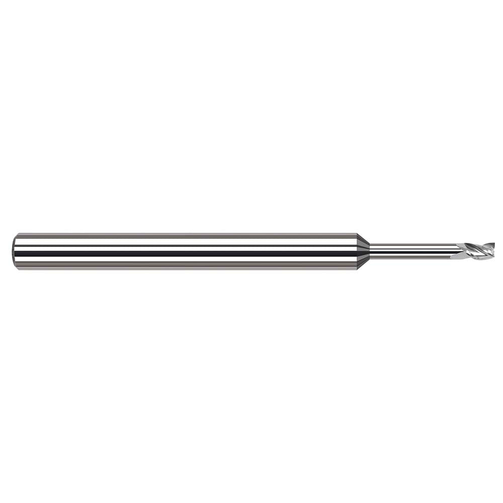 Harvey Tool 934908 Square End Mill 1/8" Dia, 3/16" LOC, 3 Flute, Solid Carbide