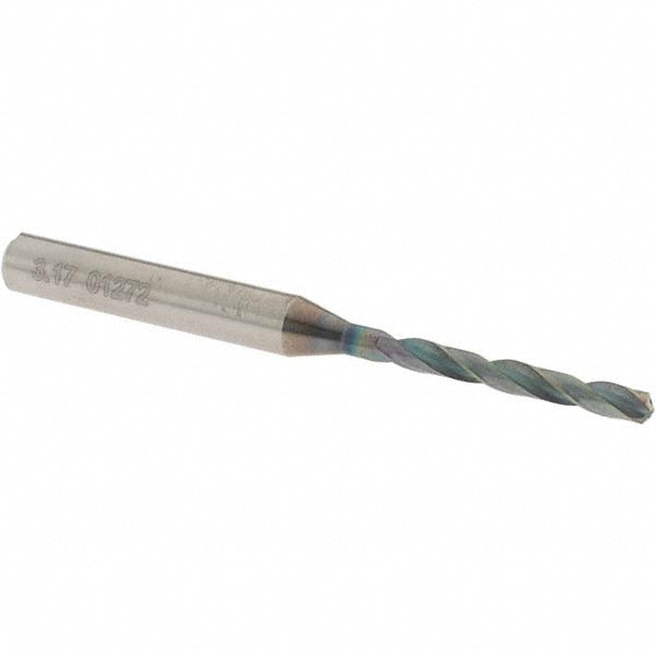 OSG HP255-1248 Jobber Length Drill Bit 1/8" (0.1250) Dia, 140 deg, Solid Carbide