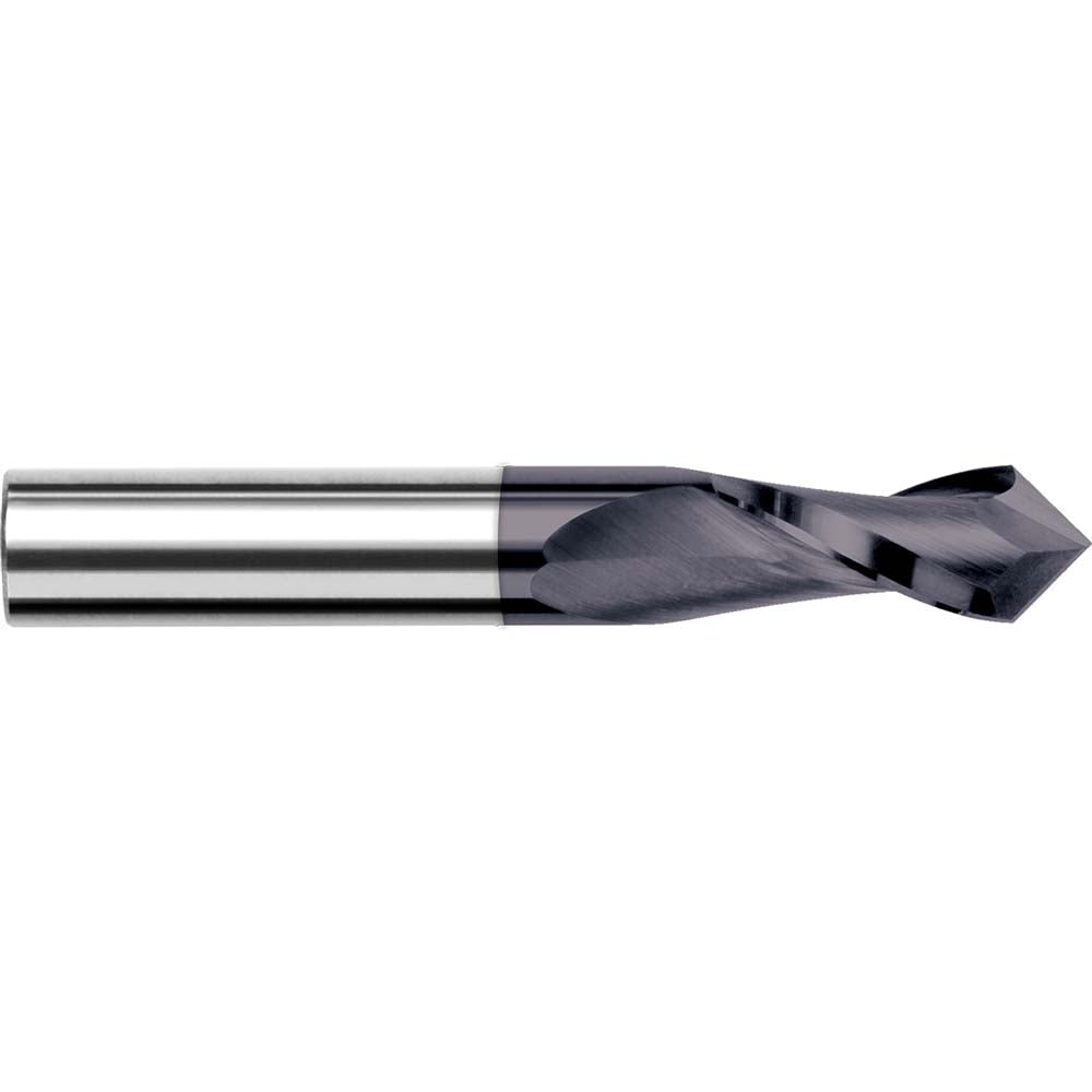 Harvey Tool 991724-C3 Drill Mill 3/8" Dia, 7/8" LOC, 2 Flutes, 60 ° Point, Solid Carbide