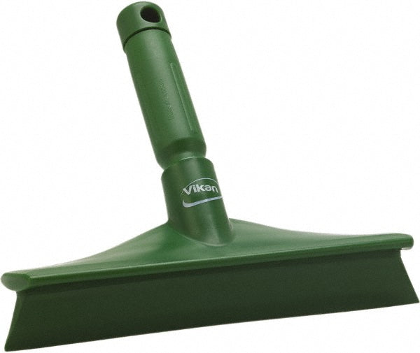Vikan 71252 Ultra Hygiene Table Squeegee w/Mini Handle, 9.6", Green