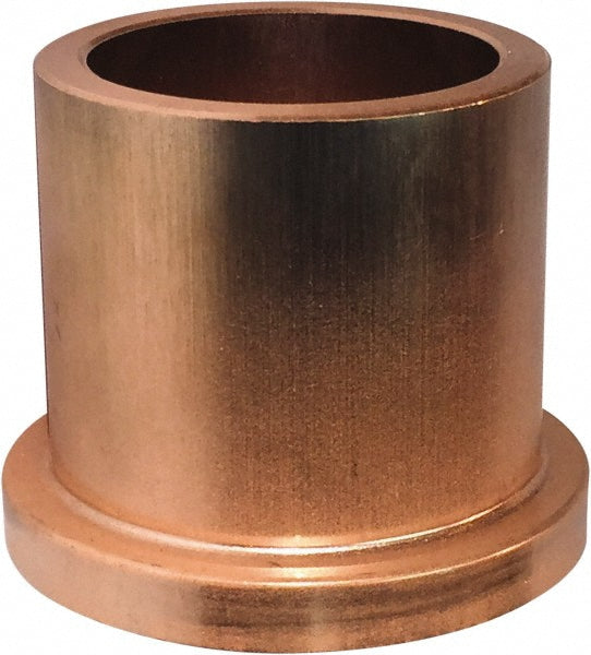 Bunting Bearing DPEF162012B3 Flanged Sleeve Bearing 1" ID, 1-1/4" OD, 3/4" OAL, Powdered Metal