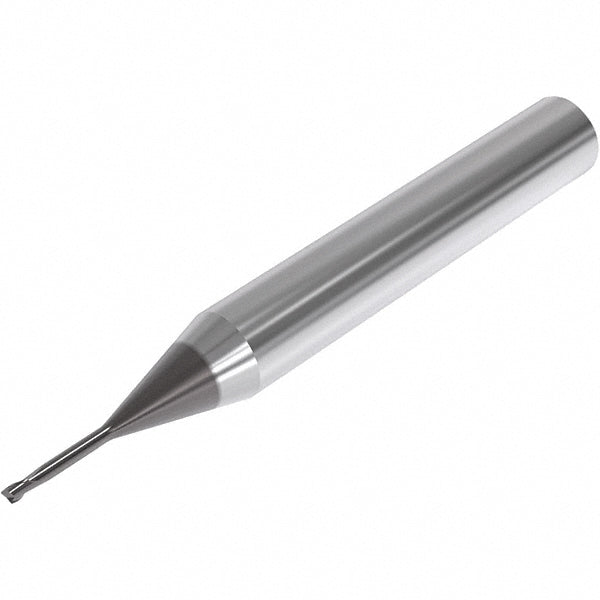 Seco 03171158 Corner Radius End Mill 0.8 mm Dia, 1.2 mm LOC, 0.05 mm Radius, 2 Flutes, Solid Carbide