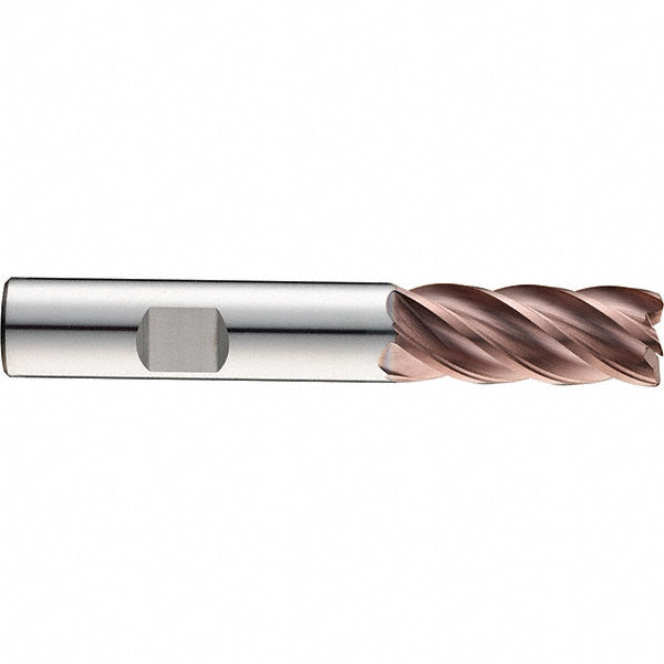 Kyocera SGS Precision Tools 37355 Corner Radius End Mill 1/2" LOC, 0.03" Radius, 5 Flutes, Solid Carbide