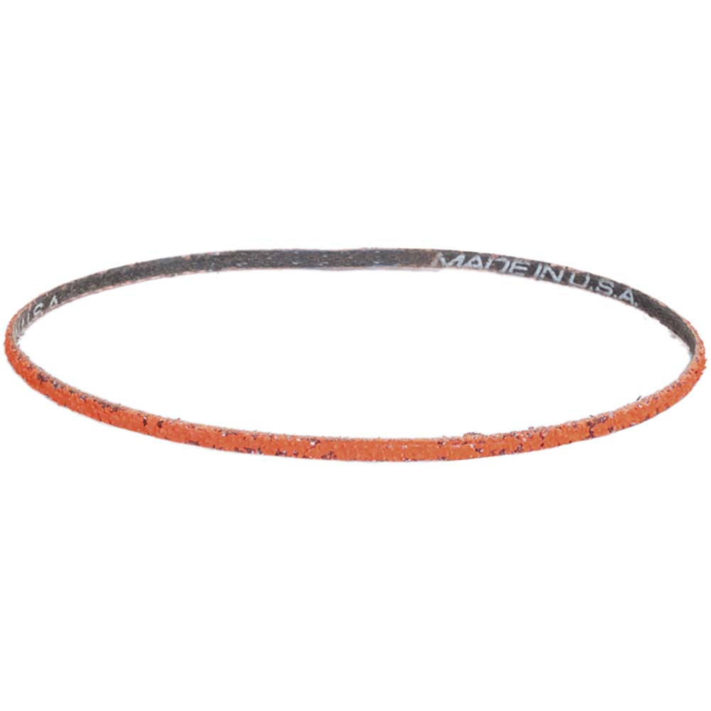 Norton 63642596940 Abrasive Belt 1/4" Wide, 24" OAL, 80 Grit, Ceramic Alumina