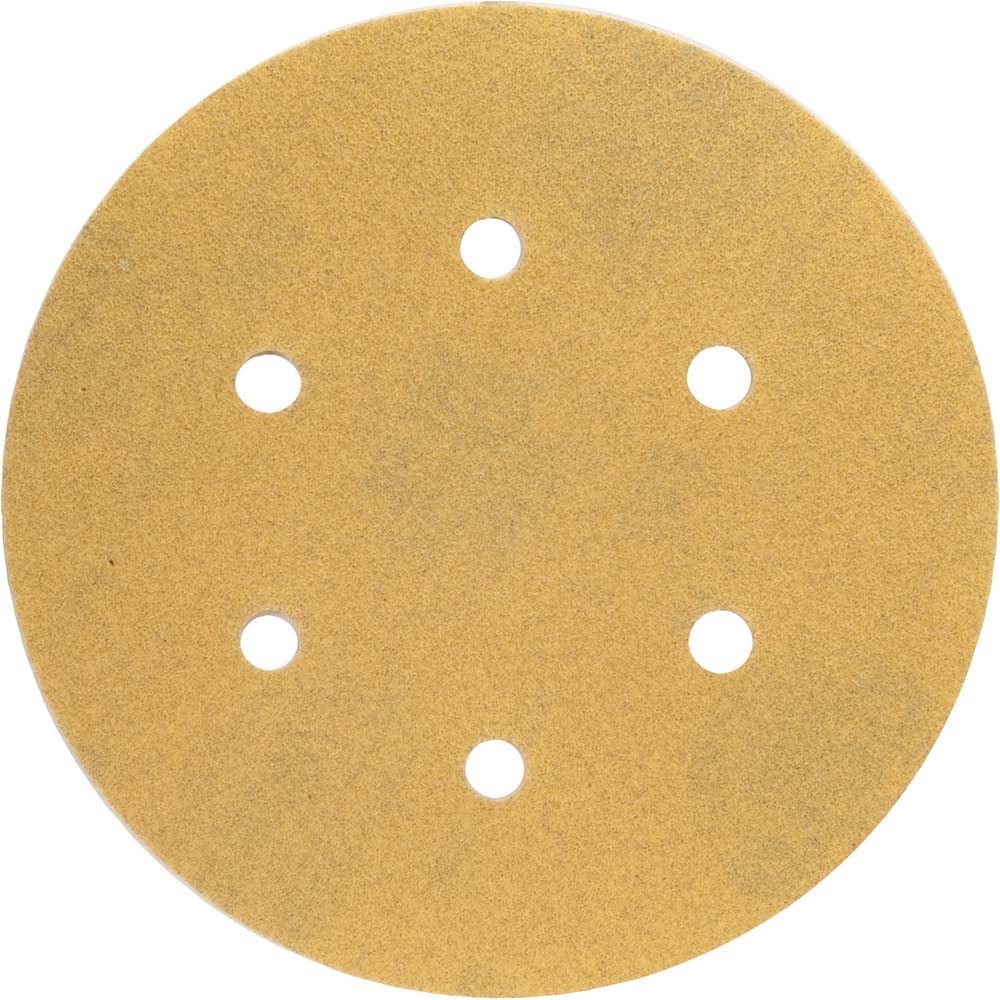 Norton 66623334786 Hook & Loop Disc 6" Dia, 80 Grit, Coated, Aluminum Oxide