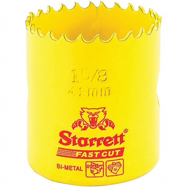 Starrett 00495 Hole Saw 1-5/8" Saw Dia, 1-5/8" Cut Depth