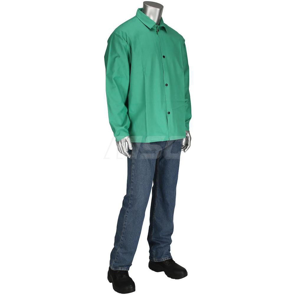 PIP 7040/3XL Jacket Flame-Resistant & Welding, Size 3X-Large, Twill Cotton