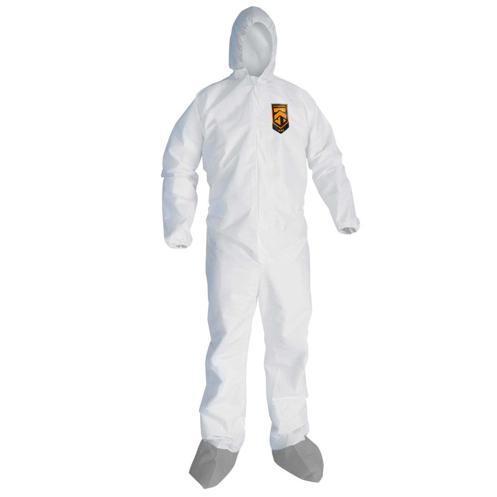 KleenGuard 48976 Disposable Coveralls Liquid & Particle Protection, Size 3X-Large, Microporous Film, Zipper Closure