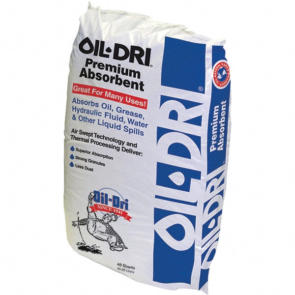Oil-Dri I05040-G50 Absorbent 40 qt Bag, Granular Powder, Universal