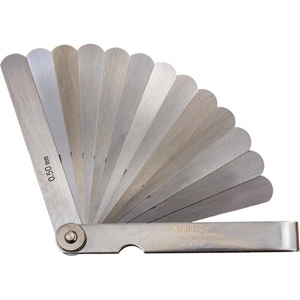 Mitutoyo 184-307S Feeler Gage 0.5 mm Thick, 13 mm Wide, 100 mm Long