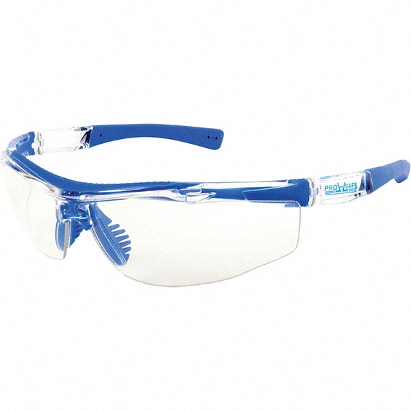 PRO-SAFE PSSGRBTX2 Safety Glasses Anti-Fog & Scratch-Resistant, Polycarbonate, Clear Lenses, Full-Framed