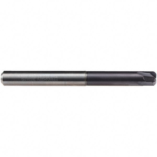 Emuge 2832A.012 Roughing & Finishing End Mill 12 mm Dia, 4 Flutes, 3 mm Corner Radius, Corner Radius End, Solid Carbide