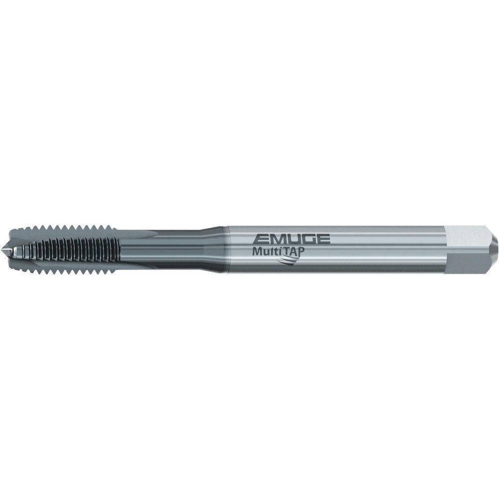 Emuge B1579300.0050 Spiral Flute Tap M5x0.8, Metric, 3 Flute, Plug Chamfer, 6H Class of Fit, Cobalt, TiCN Finish