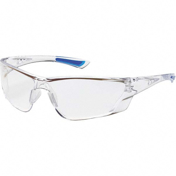 Bouton 250-32-0020 Safety Glasses Anti-Fog & Scratch-Resistant, Polycarbonate, Clear Lenses, Frameless