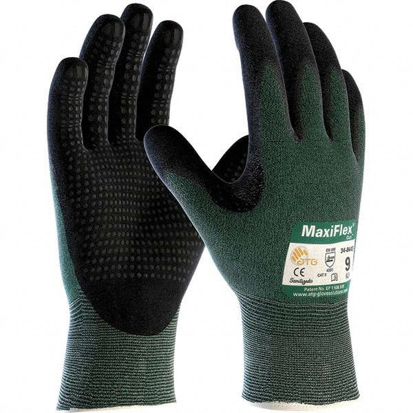 ATG 34-8443/XS Cut, Puncture & Abrasion-Resistant Gloves ATG 34-8443, Size X-Small, ANSI Cut A2, ANSI Puncture 1, Nitrile, Engineered Yarn
