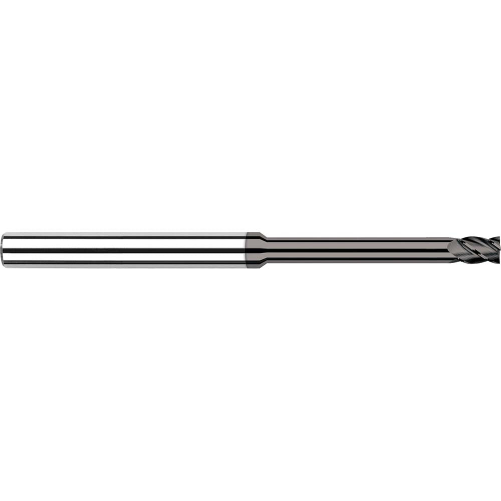 Harvey Tool 960308 Square End Mill 1/8" Dia, 3/16" LOC, 4 Flute, Solid Carbide