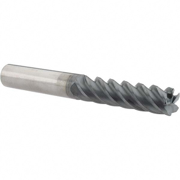 Supermill 5251973 Corner Radius End Mill 1/2" Dia, 2" LOC, 0.0300" Radius, 5 Flute, Solid Carbide