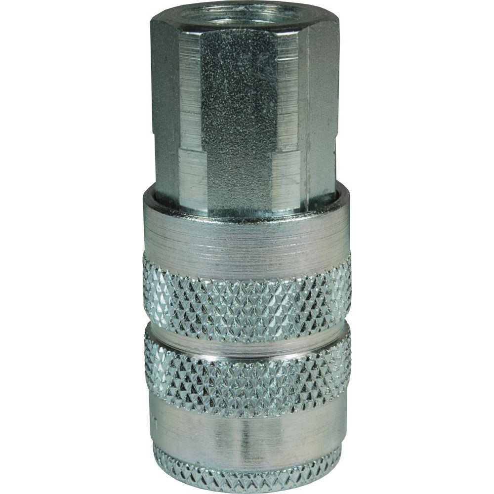 Dixon Valve & Coupling 3FF3 Pneumatic Hose Fittings & Couplings Type Coupler Coupling Type Coupler Interchange Type Industrial Thread Type Female NPTF Coupler Size 0.375 Material Steel