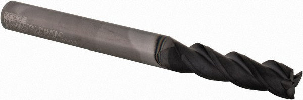 Seco 00023458 Corner Radius End Mill 6 mm Dia, 20 mm LOC, 0.3 mm Radius, 3 Flutes, Solid Carbide