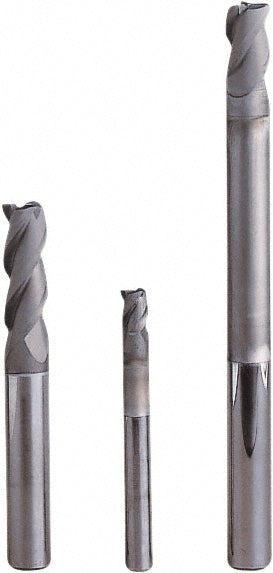 Seco 00023464 Corner Radius End Mill 3 mm Dia, 5 mm LOC, 0.3 mm Radius, 3 Flutes, Solid Carbide