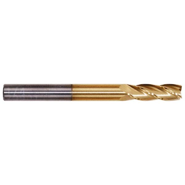 Hertel 88250436 Square End Mill 1/4" Dia, 1-1/2" LOC, 4 Flute, Solid Carbide