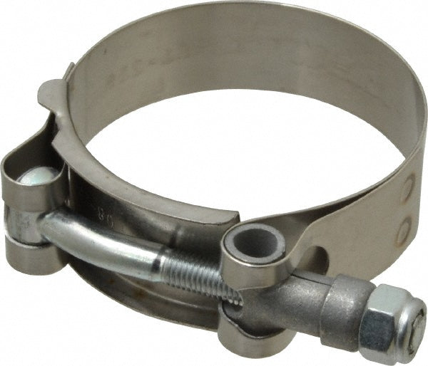 Campbell Fittings 30050-0225-051 T-Bolt Band Clamp 2.09 to 2.31" Hose, 3/4" Wide, Stainless Steel