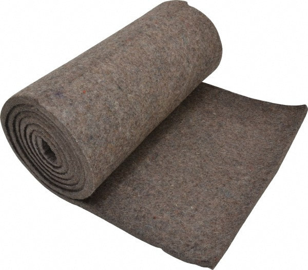 Select F13 3/8"X1'X72W 12 x 72 x 3/8" Gray Pressed Wool Felt Sheet