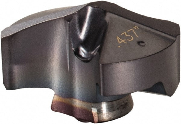 Ingersoll Cutting Tools 5100178 Replaceable Drill Tips YAB1110R01 IN2005, 0.4370" Dia, 11.10 mm Dia, 140 deg Point, IN2005