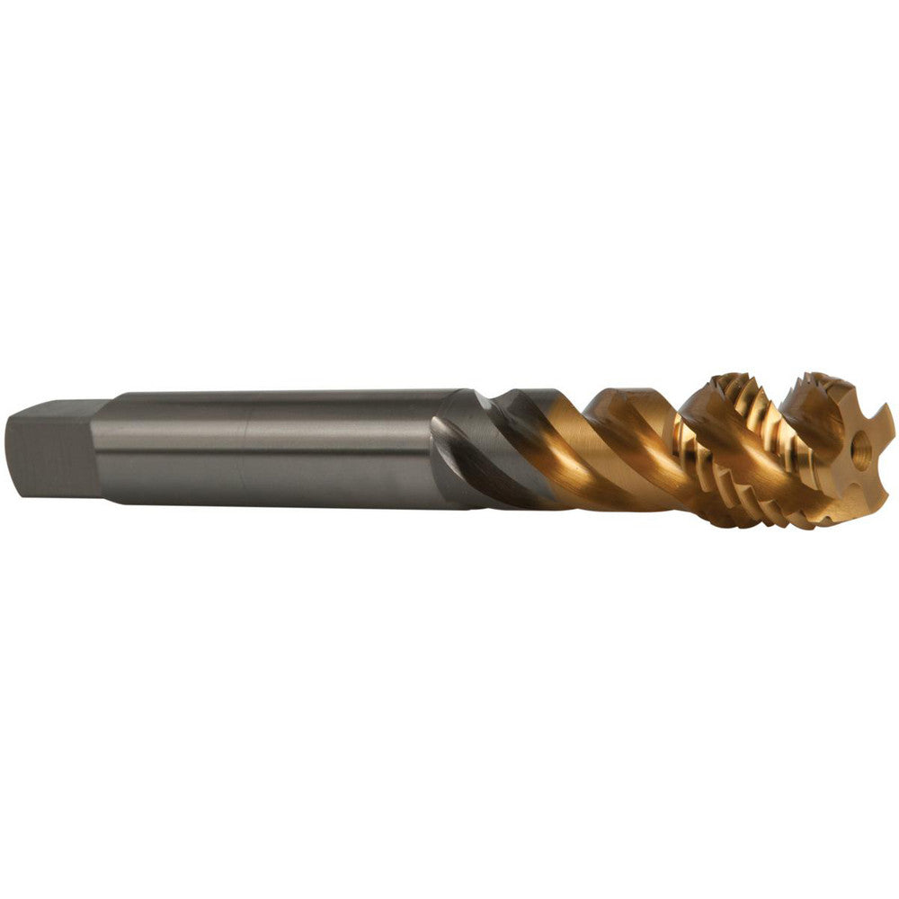 OSG 2393605 Spiral Flute Tap M20x2.5, Metric Coarse, 4 Flute, Modified Bottoming Chamfer, 6H Class of Fit, Vanadium High-Speed Steel, TiN Finish