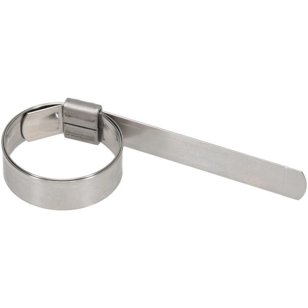 Ideal Tridon HBJS205 Band Clamp Preformed J-Style Clamp, 5/8" Wide, 0.03" Thick, 201 Stainless Steel