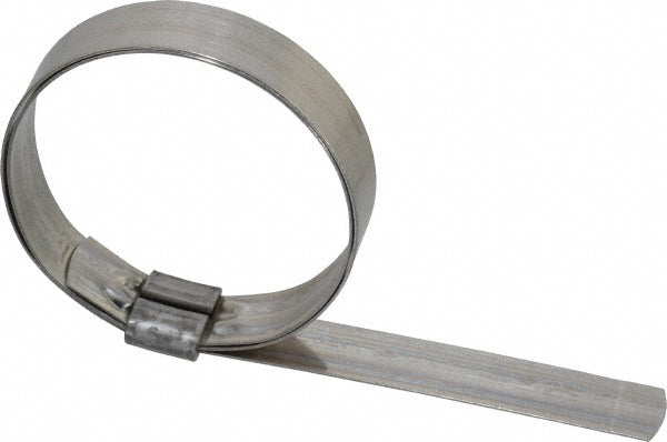 Ideal Tridon HBJS209 Band Clamp Preformed J-Style Clamp, 5/8" Wide, 0.03" Thick, 201 Stainless Steel