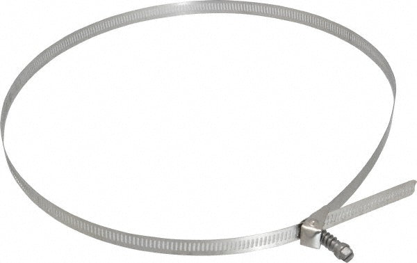 Ideal Tridon M550188106 Worm Gear Clamp SAE 188, 2-1/16 to 12-5/16" Dia, Stainless Steel Band