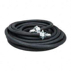 Continental ContiTech 20023430 50' Long, 1/2" Fitting, Male NPT Fitting, -40 to 450°F, Synthetic Rubber High Temp & High Pressure Hose