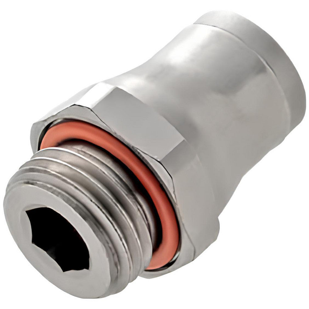Legris 3801 04 20 Push-To-Connect Tube to Male & Tube to Male UNF Tube Fitting Male Connector, #10-32 Thread, 5/32" OD