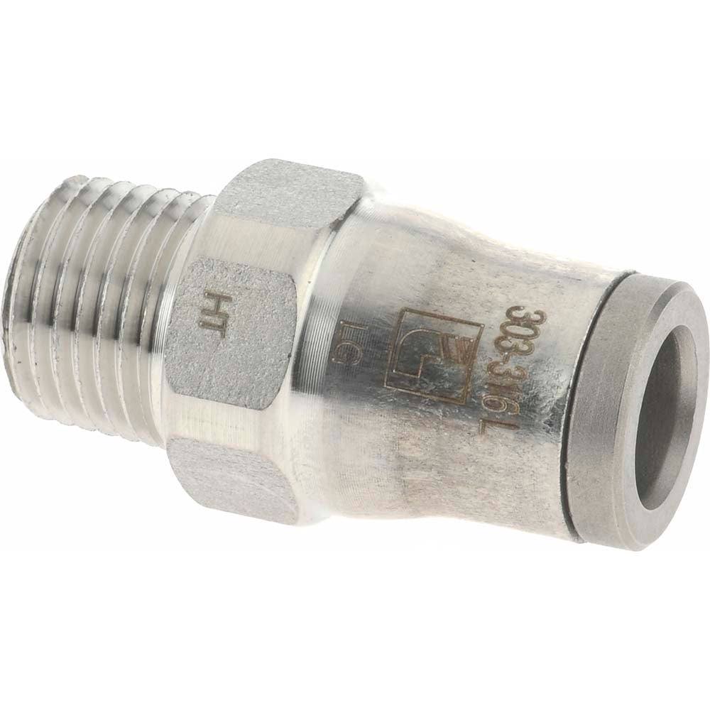Legris 3805 56 11 Push-To-Connect Tube to Male & Tube to Male NPT Tube Fitting Male Connector, 1/8" Thread, 1/4" OD