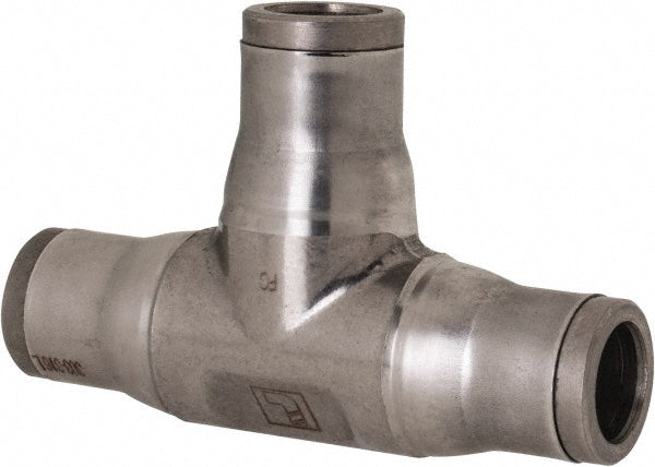 Legris 3804 60 00 Push-To-Connect Tube to Tube Tube Fitting Bulkhead Tee Connector, Tee 3/8" OD