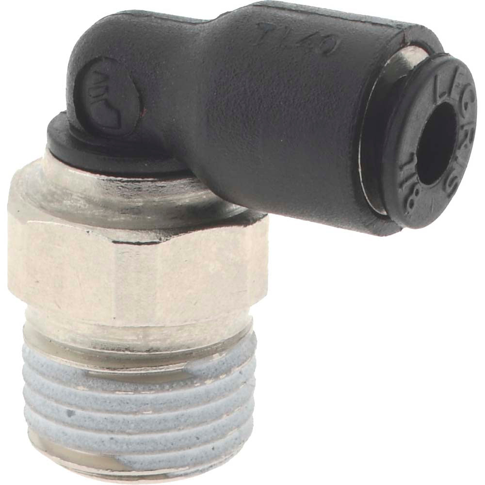 Legris 3109 53 11 Push-To-Connect Tube Fitting Male Elbow, 1/8" Thread, 1/8" OD