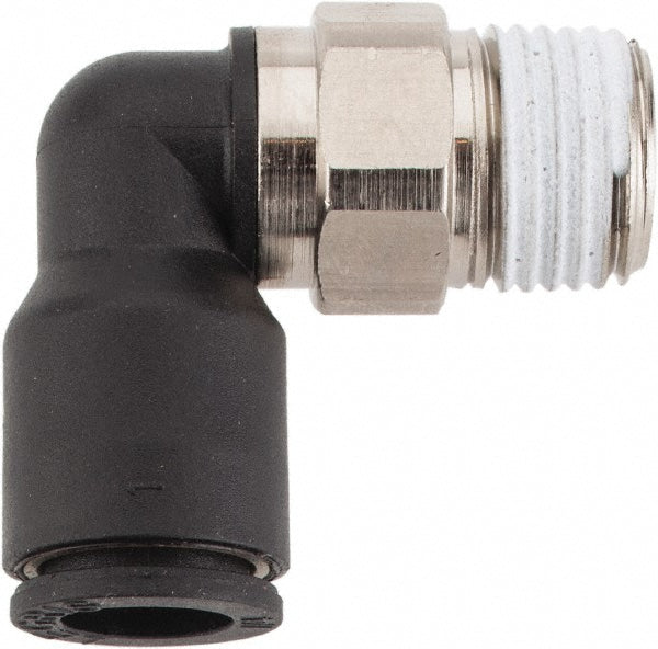 Legris 3109 56 11 Push-To-Connect Tube Fitting Male Elbow, 1/8" Thread, 1/4" OD