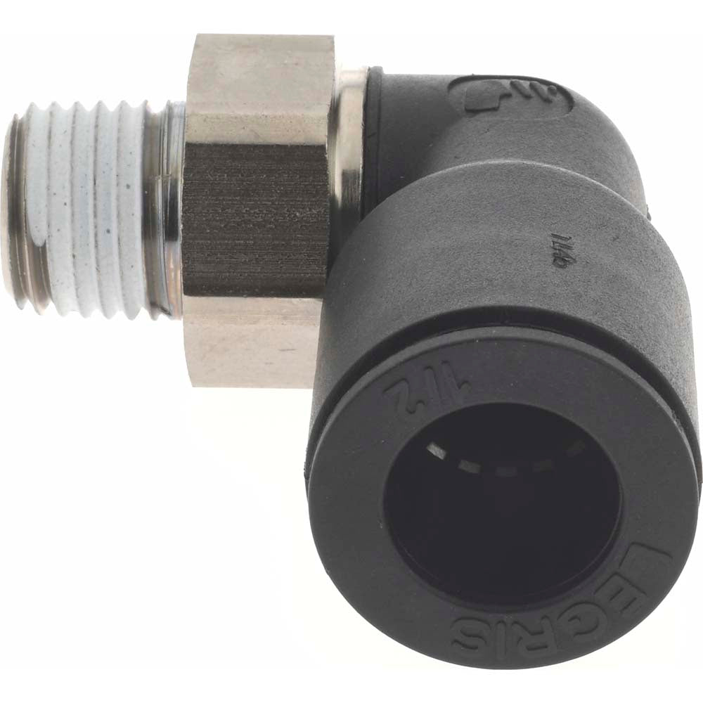 Legris 3109 62 14 Push-to-Connect Fitting Male Elbow, NPT, 1/2" OD