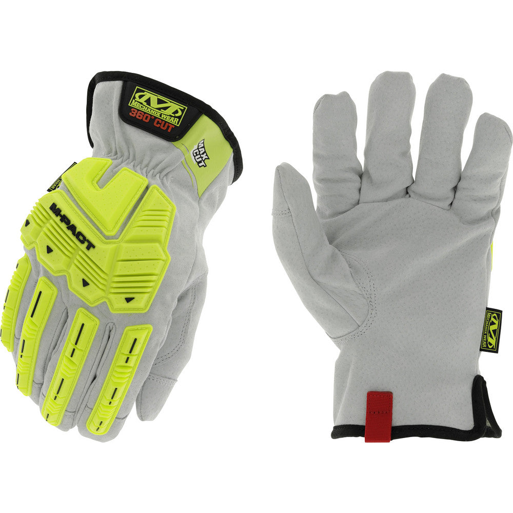Mechanix Wear MCLMP-X00-009 Cut, Puncture & Abrasion-Resistant Gloves Max Cut M-Pact MCLMP-X00, Size Medium, ANSI Cut A9, ANSI Puncture 4, Leather Lined, Leather