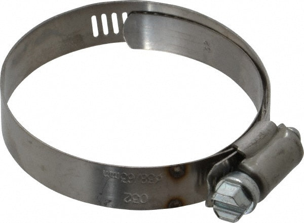 Ideal Tridon M613032706 Worm Gear Clamp SAE 32, 1-9/16 to 2-1/2" Dia, Stainless Steel Band