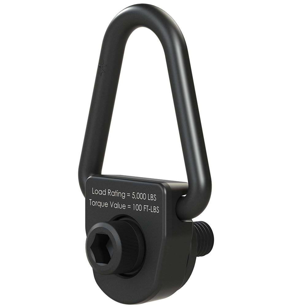 American Drill Bush 36315 Side Pull Hoist Ring Screw-On, 2500 lb Capacity, 360°