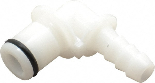 CPC Colder Products PLC23004 1/4" Nominal Flow, 1/4" ID, Male, Elbow Hose Barb-Male Plug