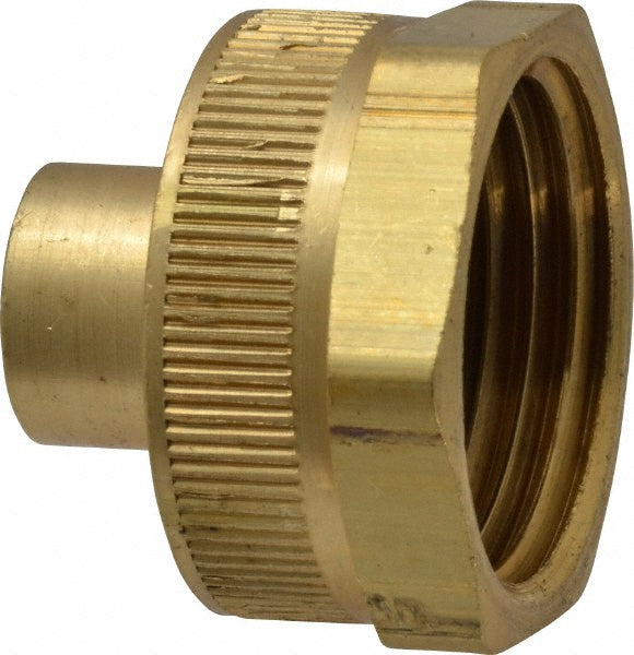 Dixon Valve & Coupling 5011202C Garden Hose Fitting 0.125" Hose, Female Hose to Female Pipe, GHT, Brass