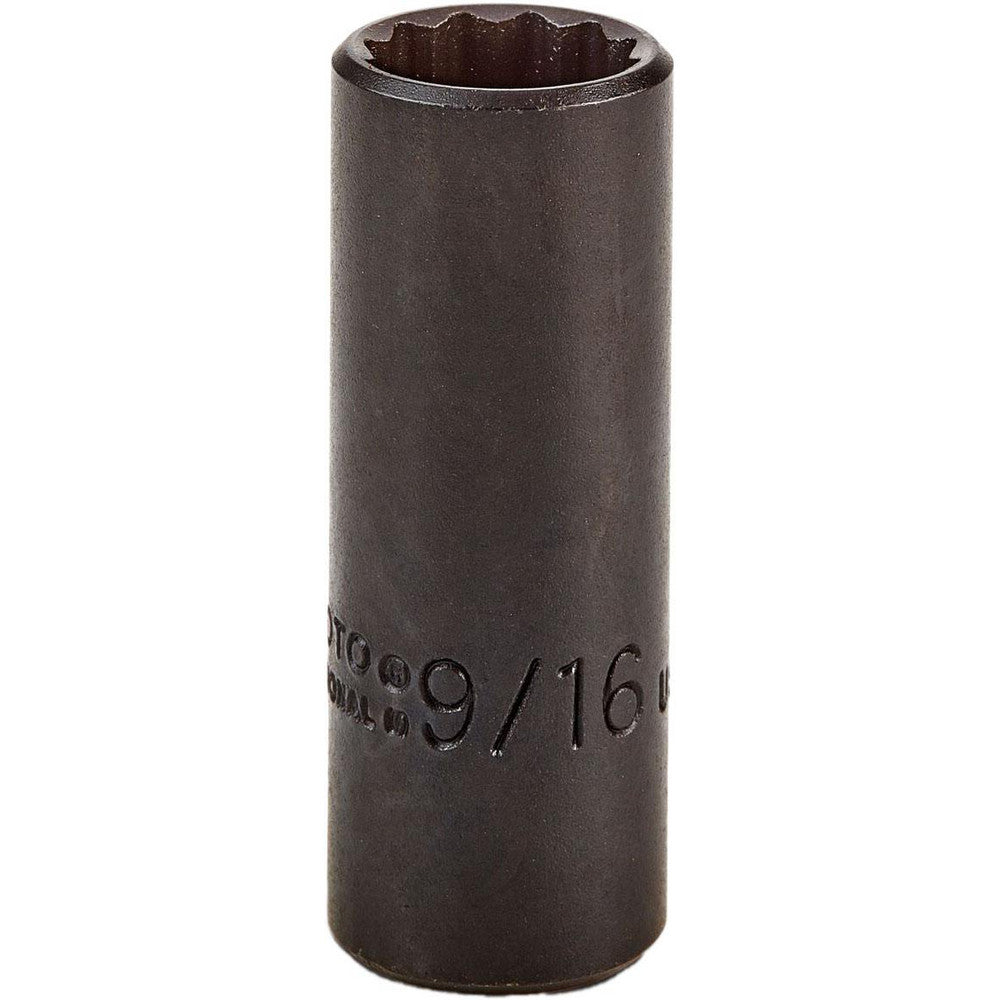 Proto J5018B Deep Hand Socket 9/16" Socket, 12-Point